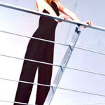 AQ/AQ AQAQ NWT luxury evening spring Andes jumpsuit black ruffle formal party revolve Photo 0