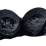 Nanette Lepore  bra 36 b black velvet strapless Photo 0
