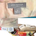 Ann Taylor Factory Floral V Neck Midi Tea Party A Line Dress Yellow Size 6 Photo 12