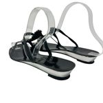 Robert Clergerie Vintage Sandals Slide Embellished Black Silver Size 6.5 Photo 9