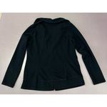 Karen Scott Karen Scott Women's Black Mid-Length Jacket w: Gold buttons and zipper Size M Photo 1