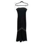 Niki by Niki Livas Vintage Beaded Mermaid Black Maxi Dress 6 Photo 1