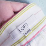 Loft Multicolor Striped Cotton Riviera Shorts Photo 4