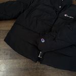 Champion  black puffer tech fill damen zip up jacket coat Small women’s Photo 3