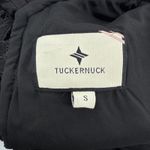 Tuckernuck NWT  Guipure Lace Daphne Dress Black Ruffle Neck Bow Back Size Small Photo 9