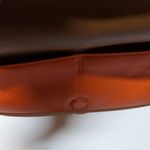 DKNY Soft Leather Bag Orange Chain Strap Crossbody/Shoulder Purse Photo 5