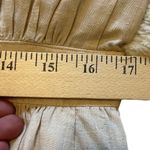 Vintage cottage core beige long sleeve pleated dress measurements in pictures Size undefined Photo 8