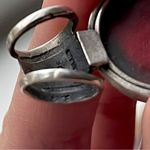 Vintage 925 Silver Red Coral Pendant signed necklace menswear womenswear Photo 5