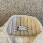 ZARA Knit Striped Mock Neck Sweater Photo 2