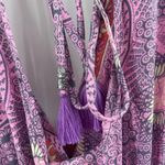 FOLLOW YOUR SOUL Dress Small/Medium Maxi Vintage Silk Lightweight Boho Beach Purple Photo 8