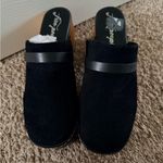 Free People NWOT Calabasas Clog Black Suede Size Women’s 8 Photo 1