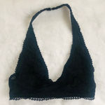 Victoria's Secret  Black Long Line Halter Bralette - XS Photo 0