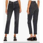 AGOLDE ātapered leg high rise black jeans size 29 Photo 1