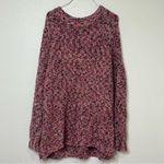 Altar'd State Women Sz L Sweater Oversized Colorful Crochet Chunky Knit Crewneck Photo 5