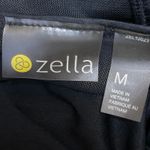 Zella Women's Black Long Sleeve Mesh Trim Yoga Workout Athletic T Shirt Top Sz M Photo 2