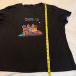 FancyQube Among Us Black T Shirt NO Size Approx XL See Measurements Photo 5