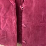 Ideology Women's Red Leather- Suede Jacket NICE Photo 7