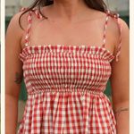 Red Gingham Set Size M Photo 1