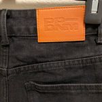 Princess Polly Black Distressed Denim Shorts Size 4 Photo 5