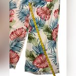 See You Monday  Floral Tropical Wide Leg Rayon Jumpsuit Size XL. E99 Photo 9
