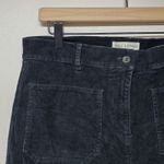 Nili Lotan Womens Black Florence High Rise Flare Leg Corduroy Pants Sz 12 Photo 1