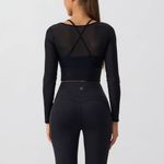 Berlook Black Cut Out Long Sleeve Top Photo 3