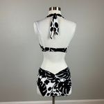Kate Spade Women's Bathing Suit Size Medium Black and White Floral One-Piece Photo 2