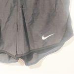 Nike Size Medium Dri-Fit Shorts Black Swoosh Athletic Running 3" Inseam Athletic Photo 1
