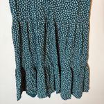 American Eagle ‎ Floral Babydoll Dress Green Tiered Size Small Photo 2