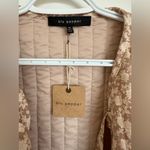 Blu Pepper NEW  Quilted Floral Tie Jacket Medium Photo 2