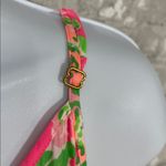 Lilly Pulitzer Deanna Romper in the Flamingo Pink Southern Charm print. Photo 3