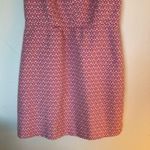 I Heart Ronson Dress Sleeveless Pink & White L EUC Back Cut Out Mini Dress Y2K Photo 7