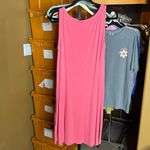 Eileen Fisher  Stretch Jersey Knit Tank Dress Slim Fit Midi Length Size Medium Photo 3