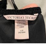 Victoria's Secret Velvet Frill Sleeve Black Romper Photo 3