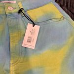 We Wore What Stylish Blue and Yellow Women's Shorts by  Size 26 Photo 2