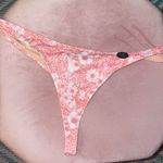 Cotton On gathered bum g string bikini daisy in orange and pink M new Photo 0