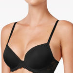 Calvin Klein Brand New Women's Size 32DDD Black Lifting Demi Bra Photo 0