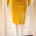 Jack by BB Dakota NWT Jack BB Dakota Long Sleeve Cropped Top Skirt Set Mustard Yellow sz XS Photo 2