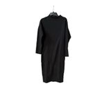 Frank & Eileen Black Fleece Funnel Neck Midi Dress XS Photo 2