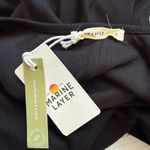 Marine layer  Lexi Daytime Midi Dress in Black Rib Women's Large Bodycon LBD NWT Photo 14