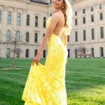 Jovani Yellow Prom Dress Photo 1