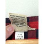 Duluth Trading Co Organic Cotton Free Range Buffalo Check Plaid 3/4 Sleeve Tunic Red Size 2X Photo 3