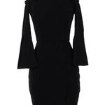 ABS Allen Schwartz ABS Black Off-Shoulder Dress Photo 0