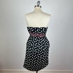 Anthropologie Maeve Polka Dot Strapless Dress Photo 5