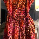 Natori Ombre Animal Print Dress Rent the Runway Preloved L $298 Pink Size L Photo 2
