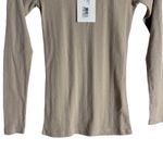 The Great Cream The Pointelle Sleep Long Sleeve Scoop Ballet Tee Small Photo 5