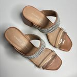 Chinese Laundry Yas Rhinestone Heeled Sandal in Sunkiss Nude Photo 6