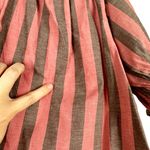 MILLE RESORT WEAR MARNIE TOP IN ROSEWOOD & SABLE Peasant Striped Size XL X Photo 7