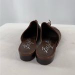 Brighton  Idol Woven Leather Tassel Mules in Brown Size 8 Photo 4