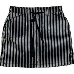 White Stag  Black & White Stripe Mini Skirt(Size 2) Photo 0